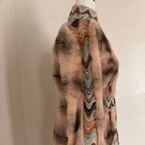 VERY RARE VINTAGE MISSONI Mink and Wool Coat - Picture 10 of 16